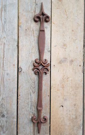Brocante gietijzeren muuranker - GA6