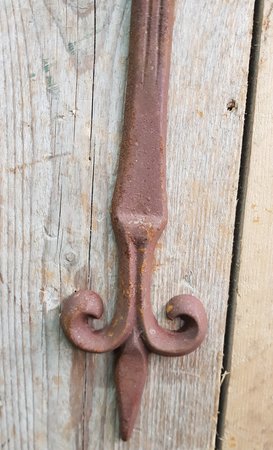 Brocante gietijzeren muuranker - GA6