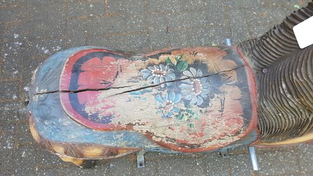 Antiek Kermis paard uit draaimolen