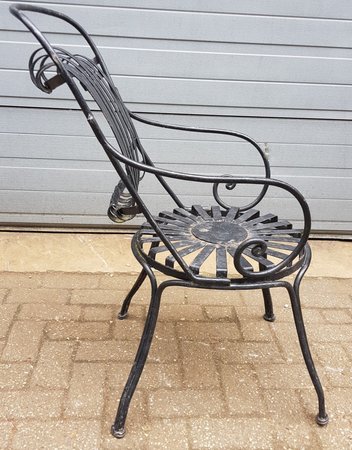 Smeedijzeren Franse tuinset