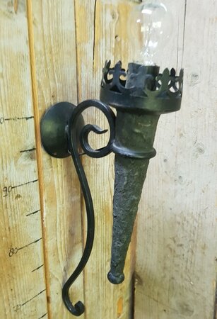 Metalen Kasteel fakkel
