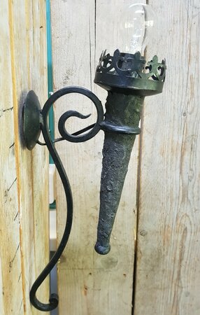 Metalen Kasteel fakkel