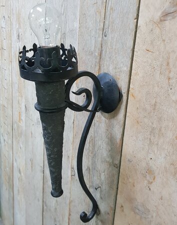 Metalen Kasteel fakkel