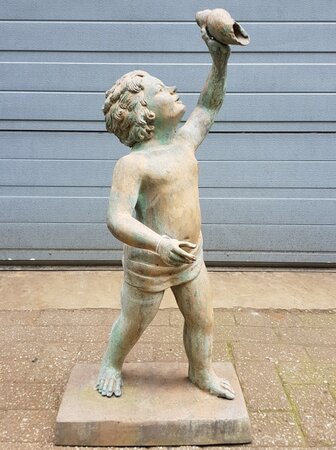 Antiek brons beeld Engel
