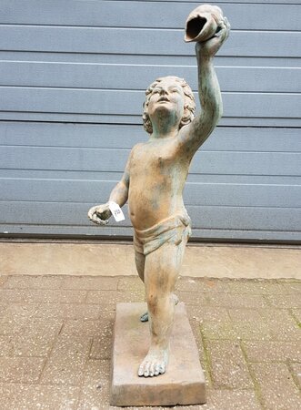 Antiek brons beeld Engel