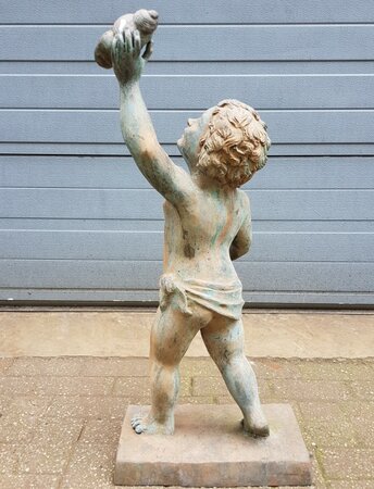 Antiek brons beeld Engel