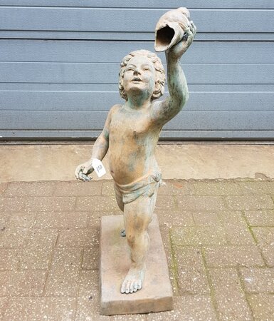 Antiek brons beeld Engel