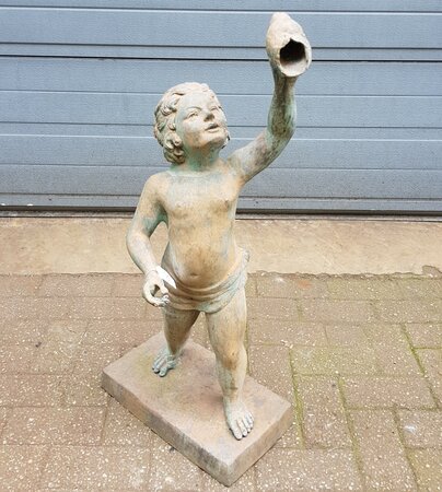 Antiek brons beeld Engel