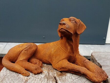 Gietijzeren beeld Hond