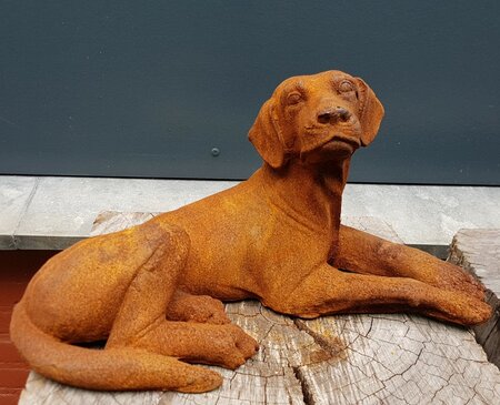 Gietijzeren beeld Hond