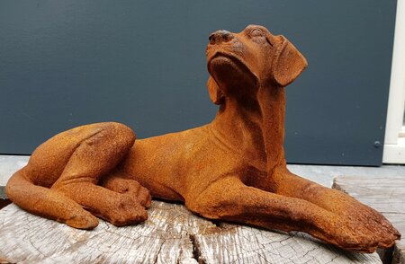 Gietijzeren beeld Hond
