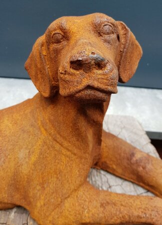 Gietijzeren beeld Hond