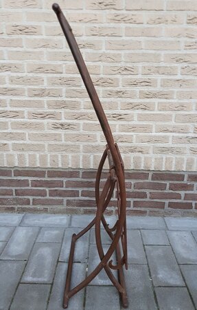 Landelijke smeedijzeren tuinstoelen