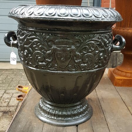 Gietijzeren bloempot Medusa