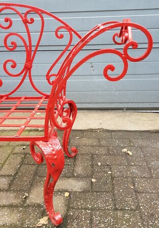 Antieke Franse ligbank