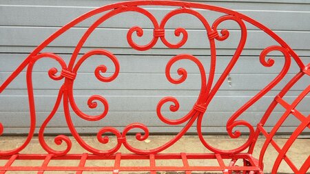 Antieke Franse ligbank