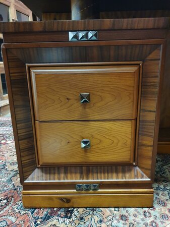 Antiek Art Nouveau bureau met bureaustoel