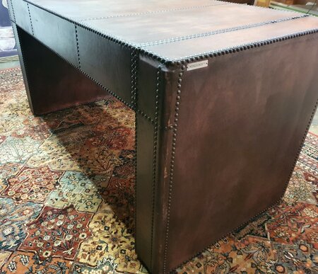 Uniek Chesterfield bureau volledig van leer