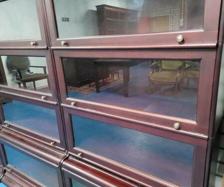 Grote Globe Wernicke mahonie boekenkast