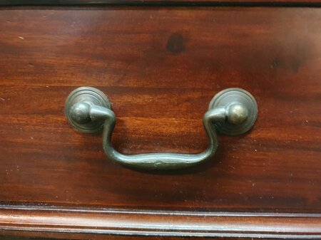 Klassiek Chesterfield mahonie dubbel bureau