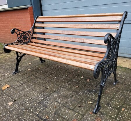 Antieke parkbank tuinbank