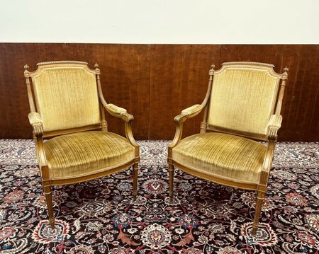 Antieke Hollywood Regency fauteuils