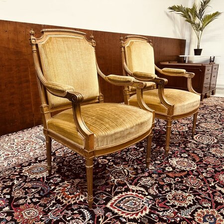 Antieke Hollywood Regency fauteuils