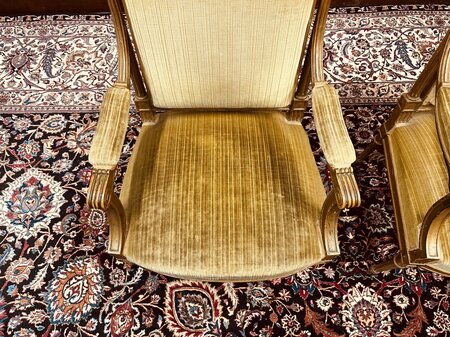 Antieke Hollywood Regency fauteuils