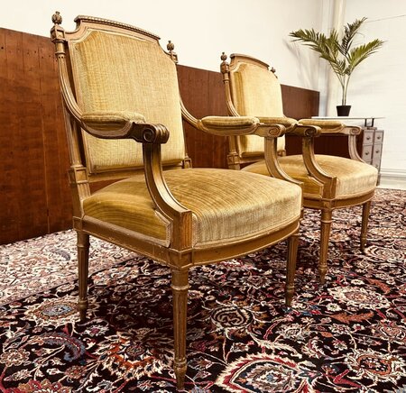 Antieke Hollywood Regency fauteuils