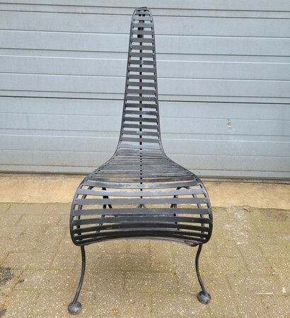 Art Nouveau smeedijzeren tuinstoelen