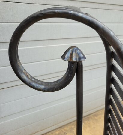 Art Nouveau smeedijzeren tuinstoelen