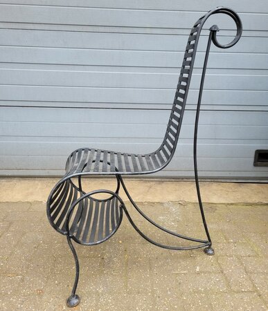 Art Nouveau smeedijzeren tuinstoelen