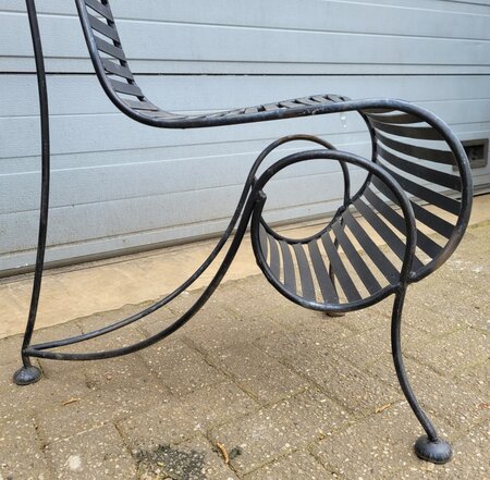 Art Nouveau smeedijzeren tuinstoelen