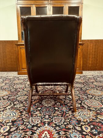 Winchester Chesterfield lounge chair Oxblood
