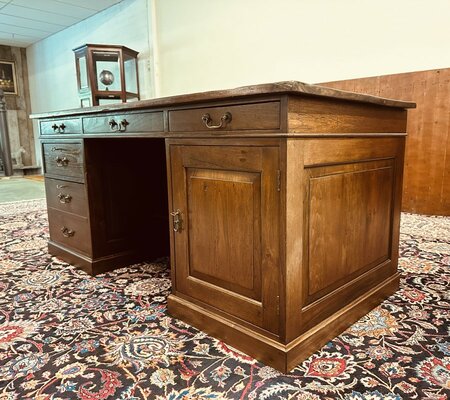 Engels Koloniaal Teak bureau