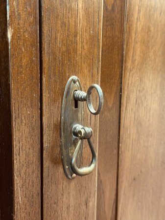 Engels Koloniaal Teak bureau