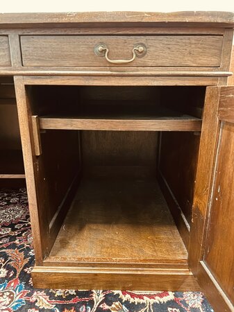 Engels Koloniaal Teak bureau