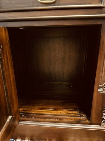 Antiek Engels mahonie partnerdesk bureau