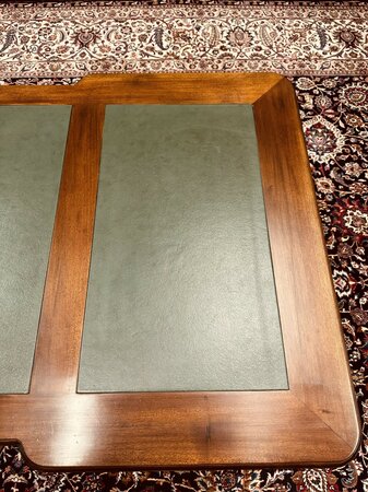 Antiek Engels mahonie partnerdesk bureau