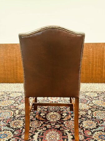 Engelse Chesterfield stoel Bordeaux