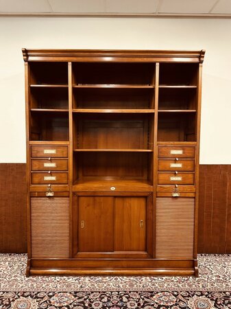 Antieke Italiaanse bibliotheekkast kast #2