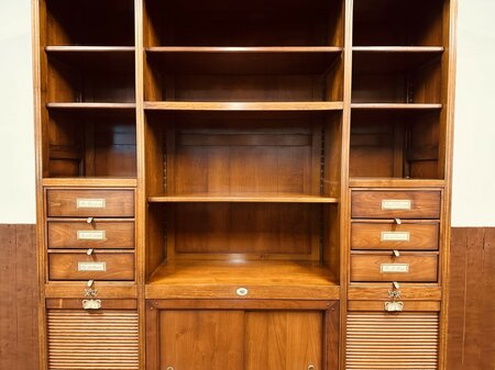 Antieke Italiaanse bibliotheekkast kast #2