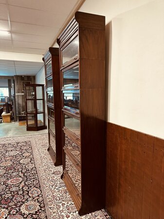 Antieke Globe Wernicke bibliotheekkast