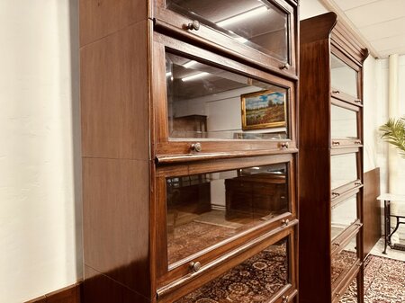 Antieke Globe Wernicke bibliotheekkast