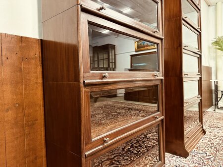 Antieke Globe Wernicke bibliotheekkast