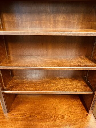 Engelse mahonie boekenkast
