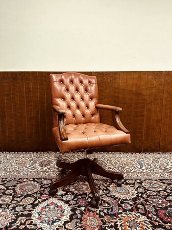 Chesterfield Gainsborough bureaustoel Bordeaux