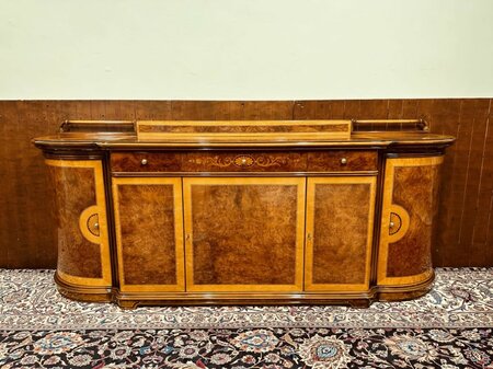 Antiek Italiaans wortelhout dressoir