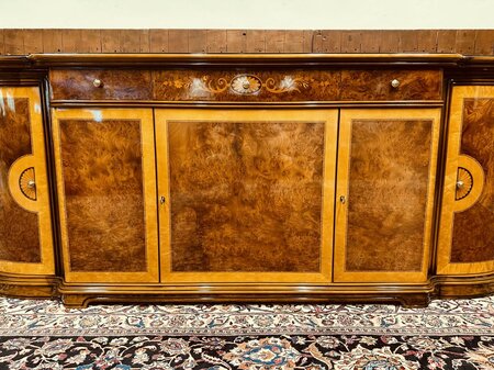 Antiek Italiaans wortelhout dressoir