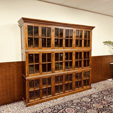 Eichholtz eikenhouten bibliotheek kast